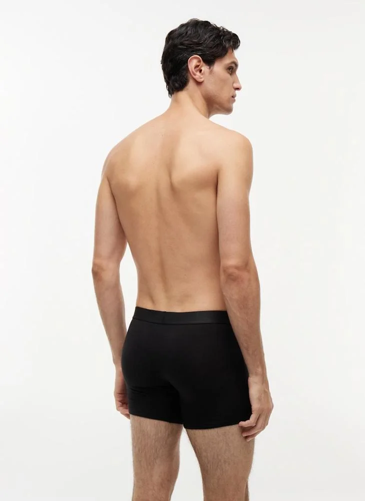 Tommy Hilfiger Black / Black / Black 3-Pack TH Original Logo Boxer Briefs for Men | Best Price UAE